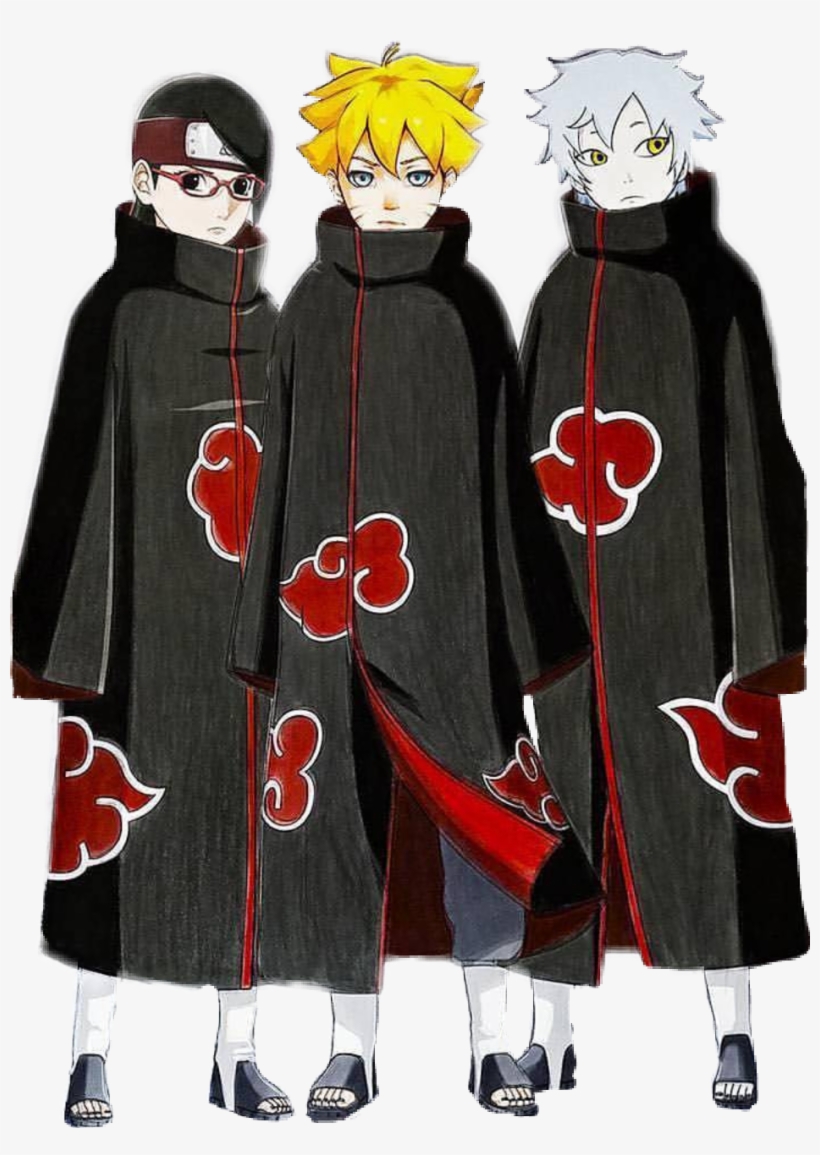 Report Abuse - Boruto Com Roupa Da Akatsuki, transparent png download