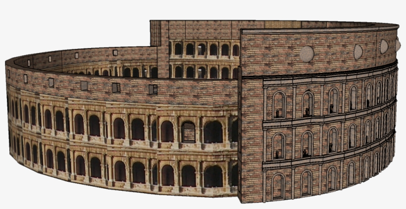 Ancient Rome Colosseum Cartoon Png - Colosseum, transparent png download