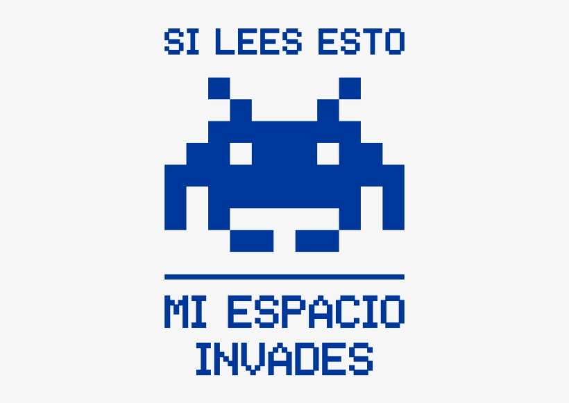 Pegatina Space Invaders Advertencia - Space Invaders Transparent Gif, transparent png download