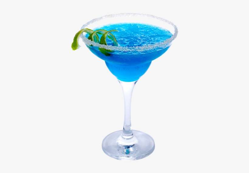 Blue Margarita - Blue Margarita Cocktail Png, transparent png download