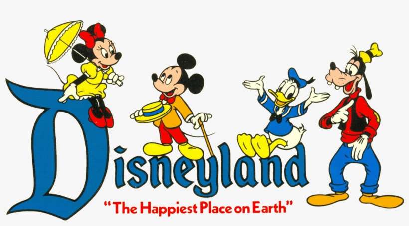 Disneyland Logos Clipart - Disney The Happiest Place, transparent png download