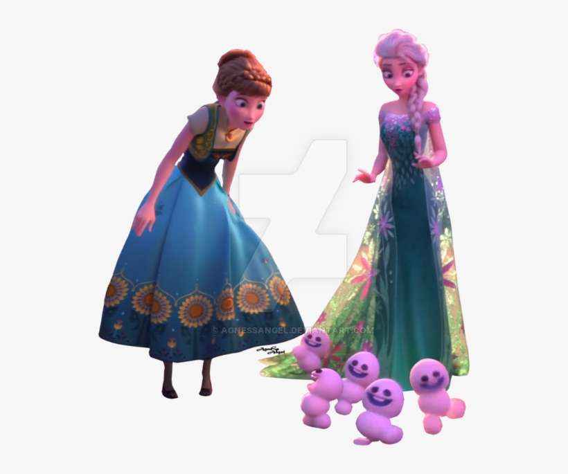 Frozen Elsa And Anna Png Graphic Freeuse - Anna And Elsa Png, transparent png download