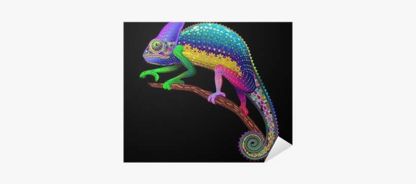 Colorful Chameleon, transparent png download