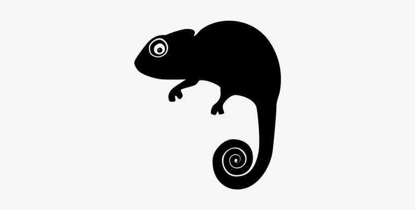 Png Download Promotional Materials Studios - Black And White Chameleon Clipart, transparent png download