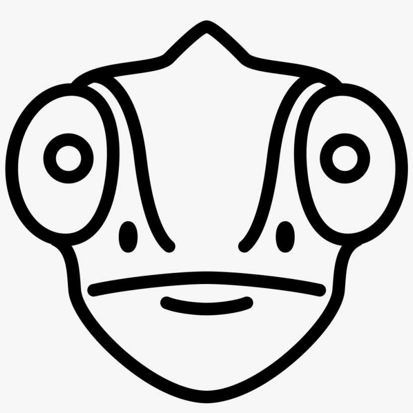 Chameleon Head Comments - Chameleon Face Png, transparent png download