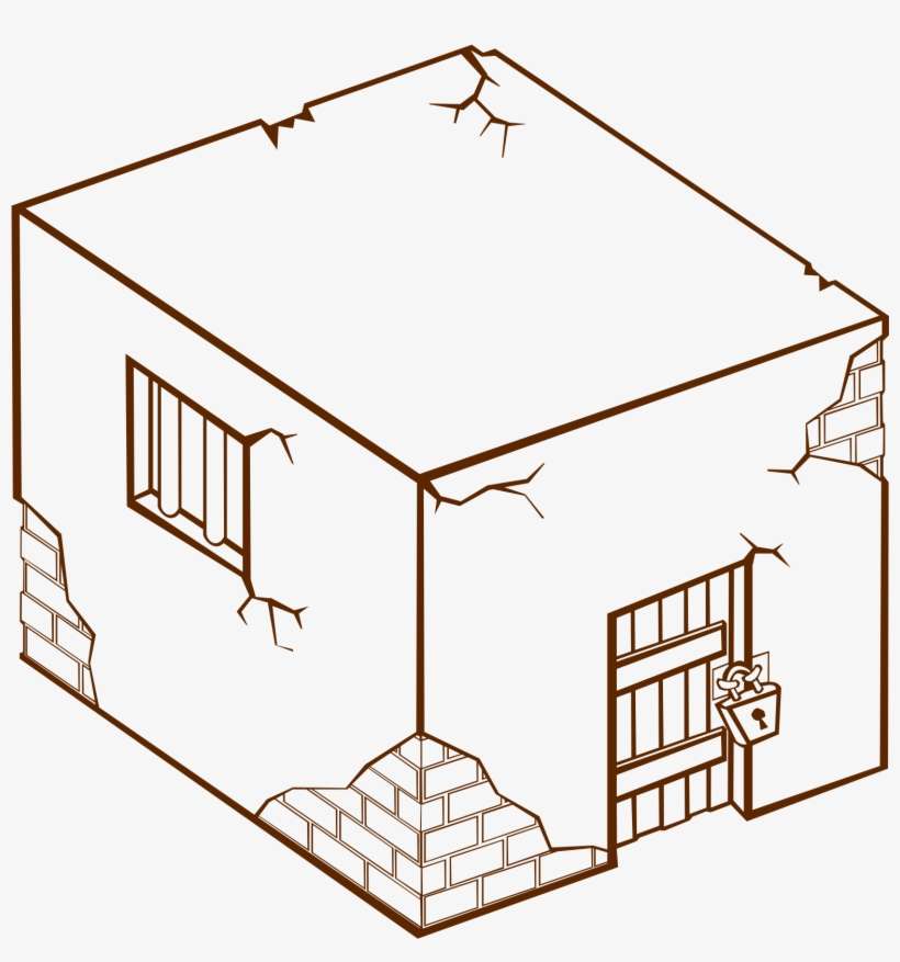 Jail House Clipart - Cartoon Jail House, transparent png download