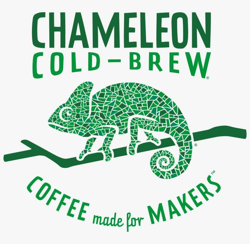The Updated Chameleon Logo Takes Notes From Austin - Chameleon Cold Brew Black, transparent png download