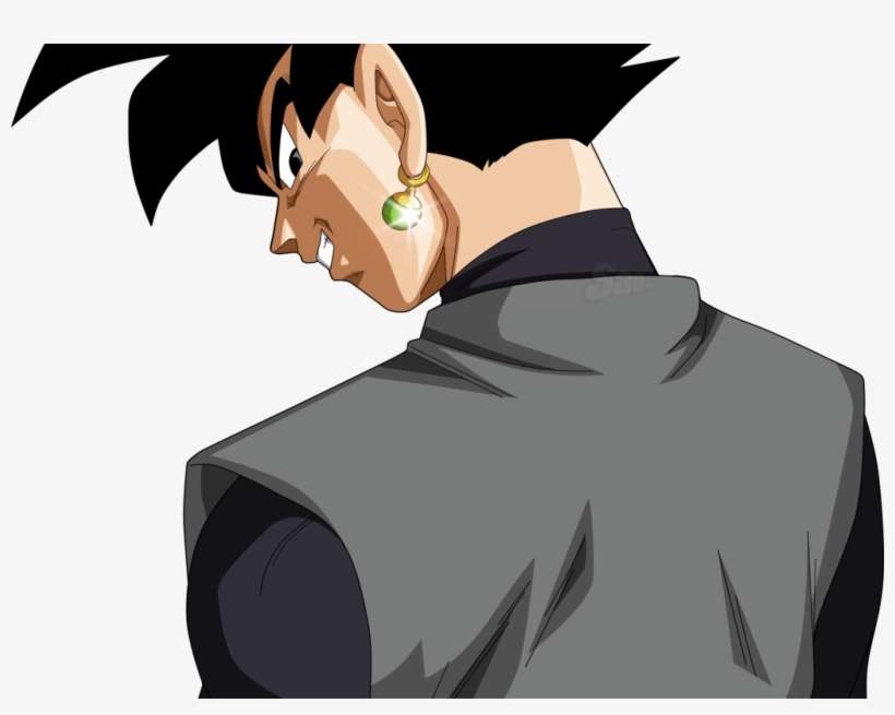 768 / 1024 × - Cos Super Dragon Ball Z Vegetto Potara Black Son Goku, transparent png download