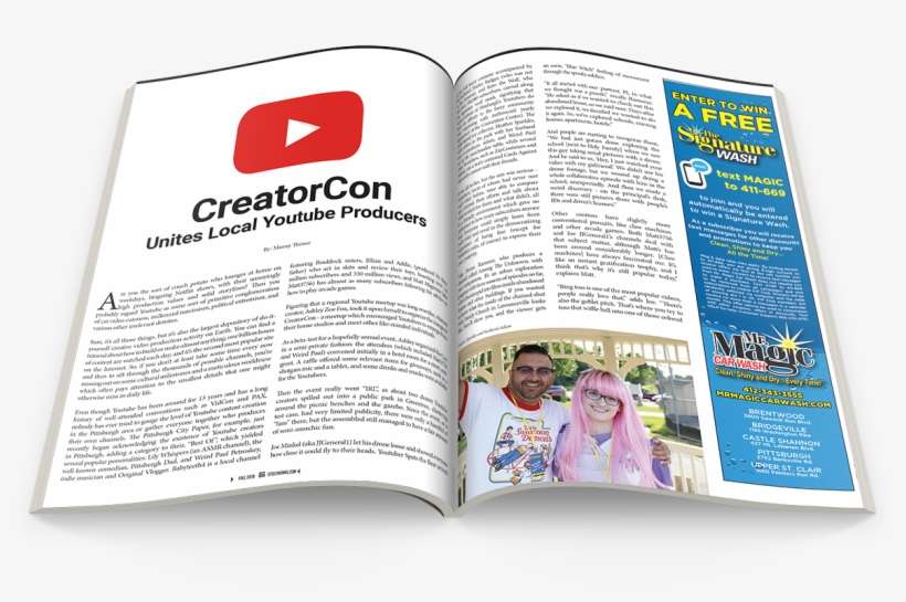 Unites Local Youtube Producers - Magazine, transparent png download