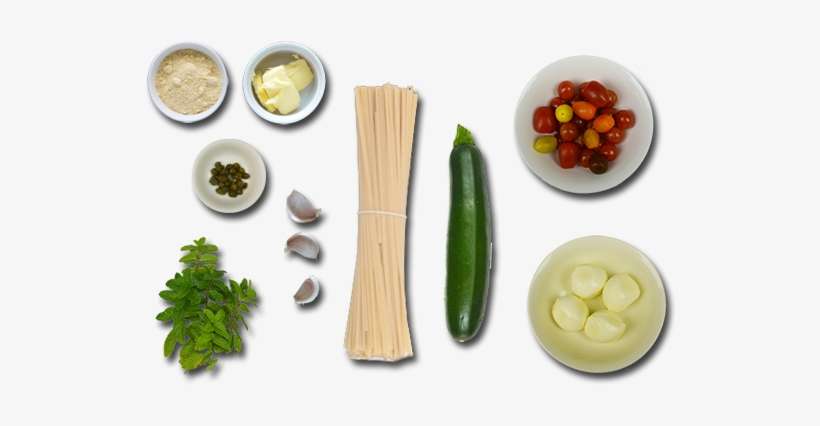Bucatini Pasta Zucchini Ingredients - Pasta, transparent png download