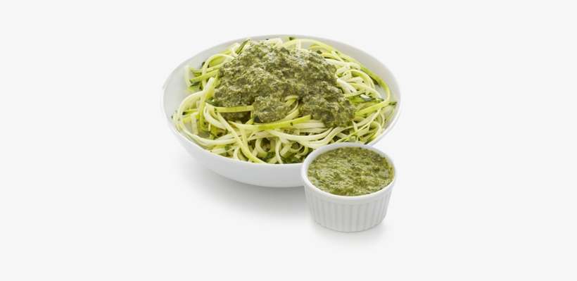 Zucchini Fettuccine Pesto - Fettuccine, transparent png download