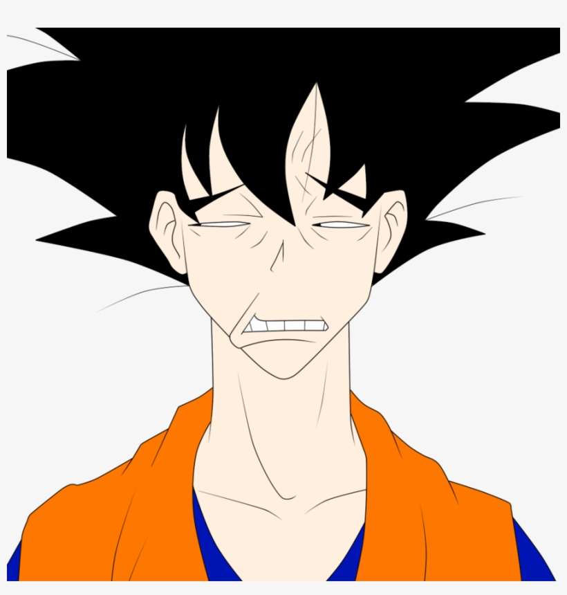 Goku By Junereito On Deviantart - Soul Eaterr Excaliber Face, transparent png download