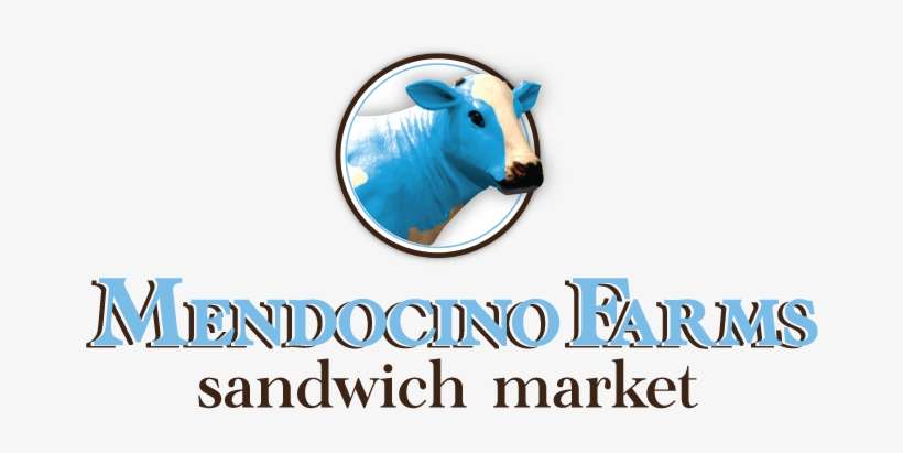 Mendocinofarms Cowhead Textlogo - Mendocino Farms, transparent png download