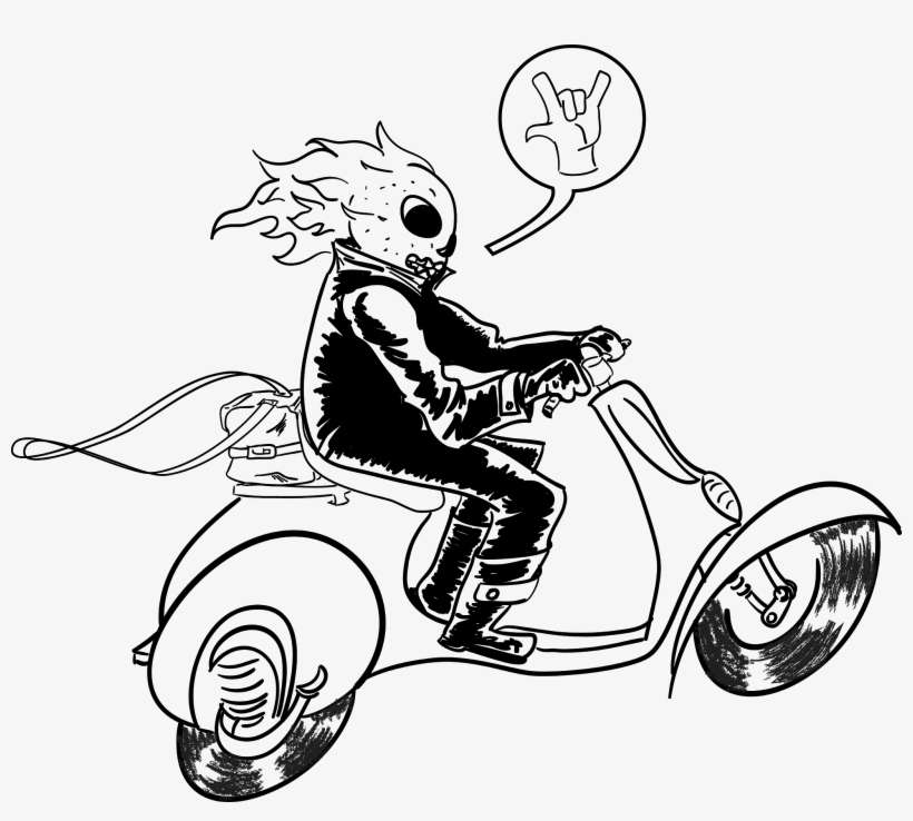 Inks And Repairs To The Crappy Sketch - Ghost Rider, transparent png download