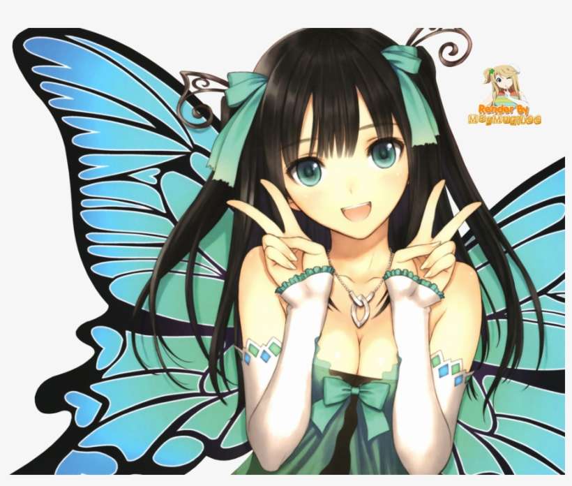 Cute Anime Fairy Render By Maymugilee-d5cyr89 - ガールズガールズガールズ! [book], transparent png download