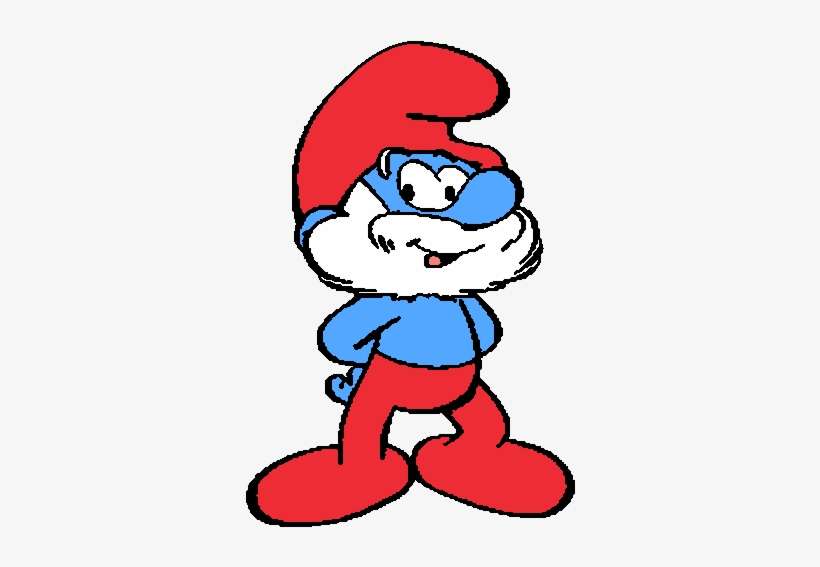 Jpg Royalty Free Papa Smurf - Papa Smurf, transparent png download