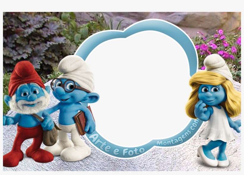 Montagem Para Fotos - Smurfs Movie, transparent png download