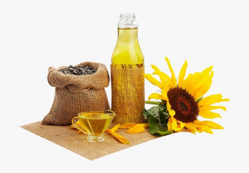 Sunflower Oil With Herbs Png Image - Sunflower Oil Png, transparent png download