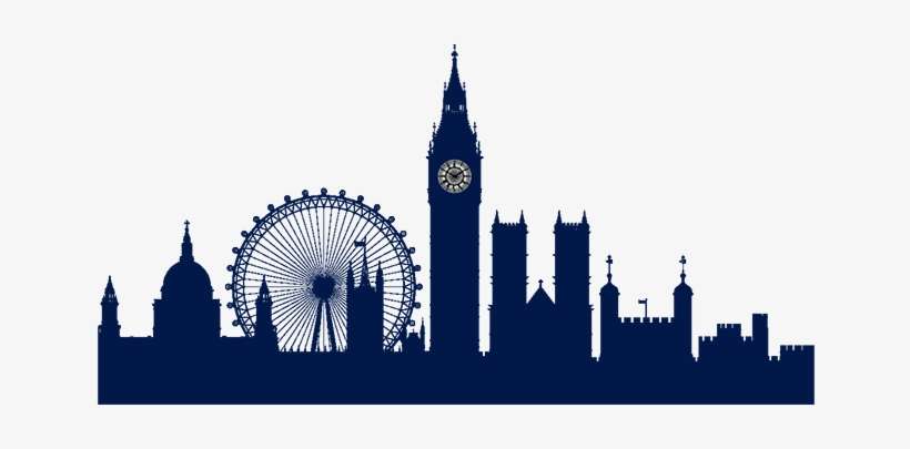 Londonsilhouette2 - London Building Clipart, transparent png download