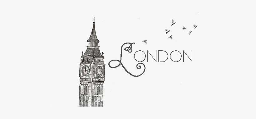 London By Mysterious9girl9 On Deviantart - London Drawing Png, transparent png download
