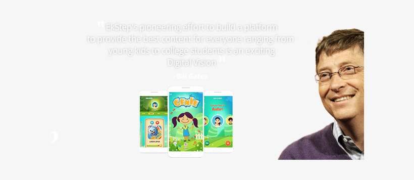 Bill Gates Appreciates Ekstep - Bill Gates, transparent png download