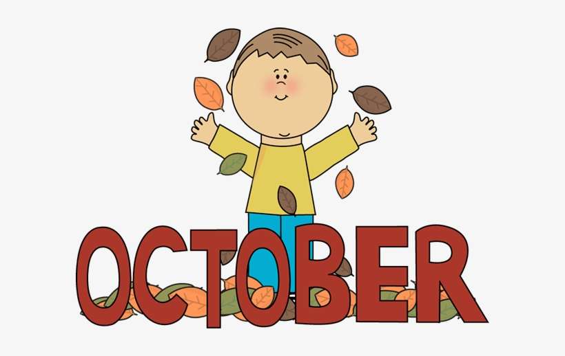 With - Months Of The Year October, transparent png download