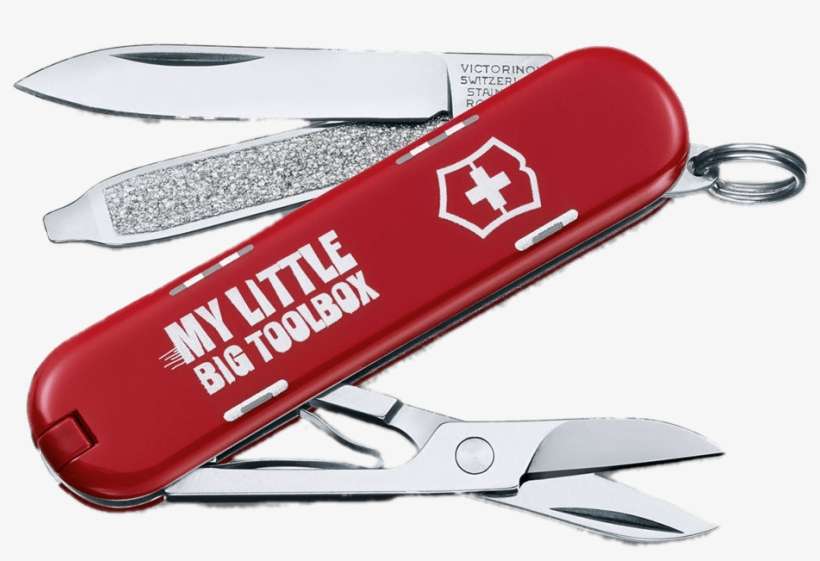 Victorinox My Little Big Toolbox Png - Victorinox Classic Sd Pocket Knife (my Little Big Toolbox), transparent png download