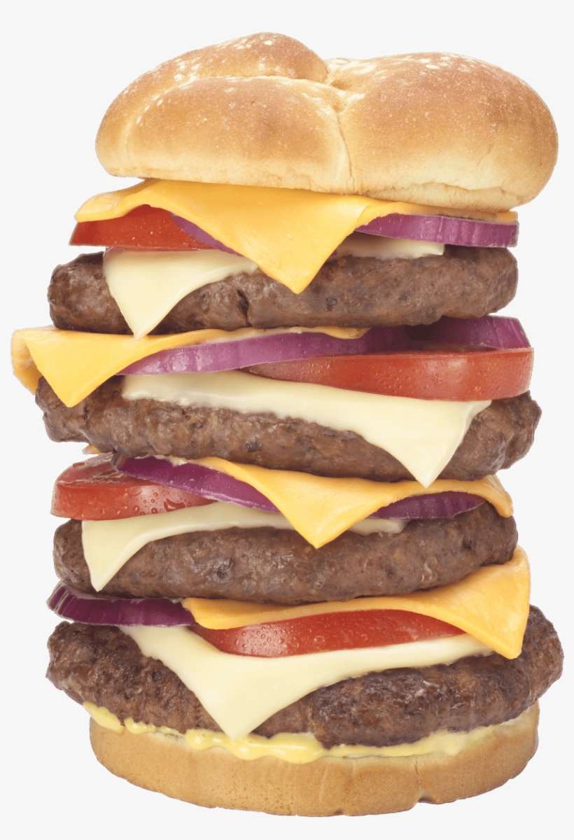 Quadruple Bypass Burger At Heart Attack Grill 9982 - Heart Attack Grill, transparent png download