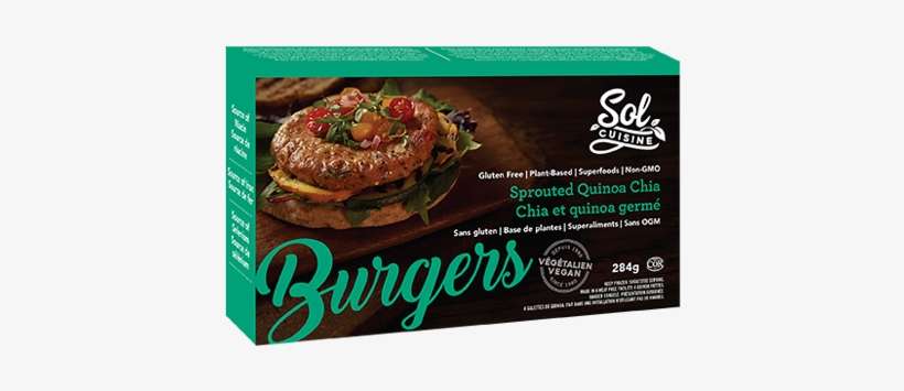 Sprouted Quinoa Chia Burger - Bun, transparent png download