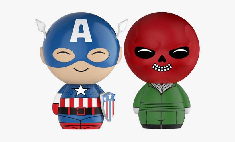 Captain America & Red Skull Sdcc 2018 Exclusive Dorbz - Dorbz Captain America Red Skull, transparent png download