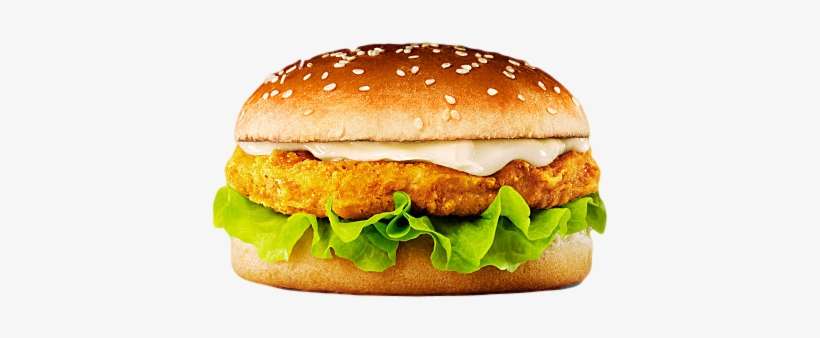 Chicken Burgers & Nuggets - Kids Chicken Burger, transparent png download