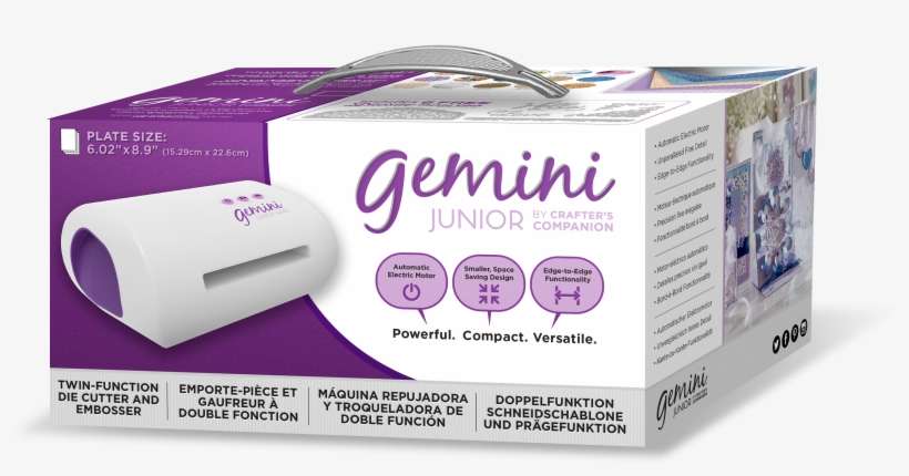 Gemini Junior Electronic Diecutting & Embossing Machine - Gemini Jr. Die-cutting & Embossing Machine, transparent png download