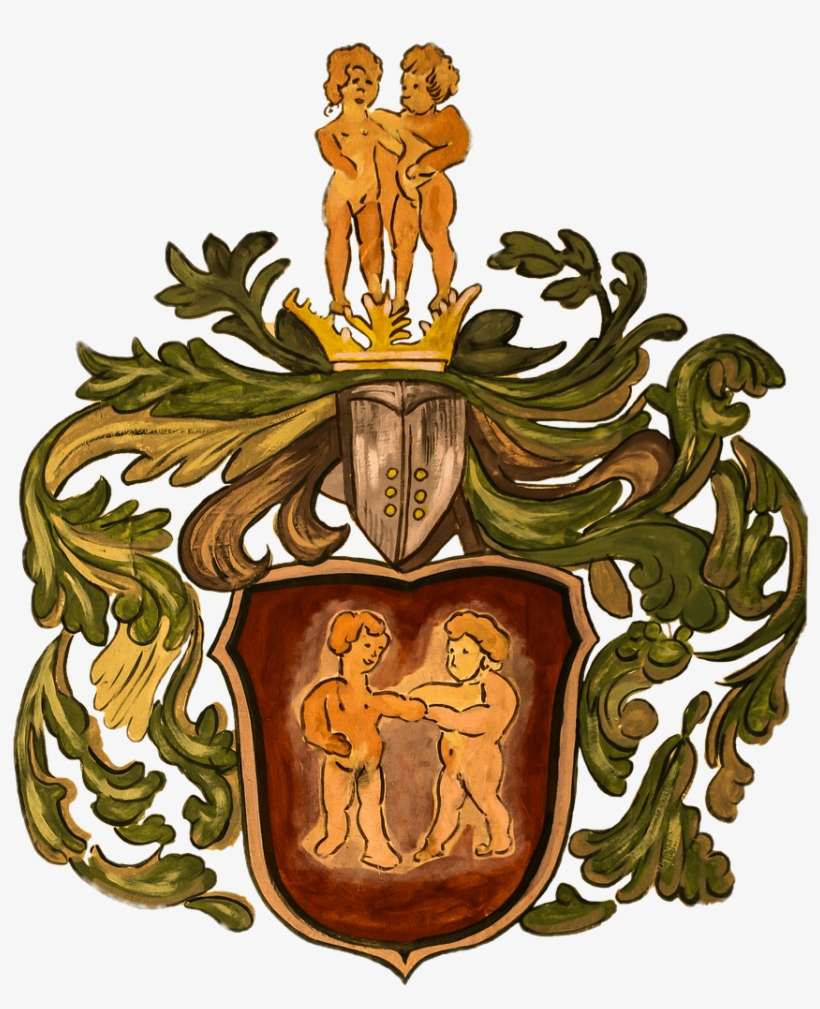 Coat Of Arms Zodiac Sign Gemini - Heraldry Gemini, transparent png download