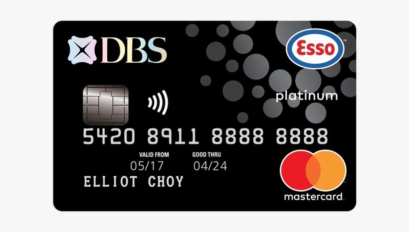 Dbs Esso Card - Dbs Card, transparent png download