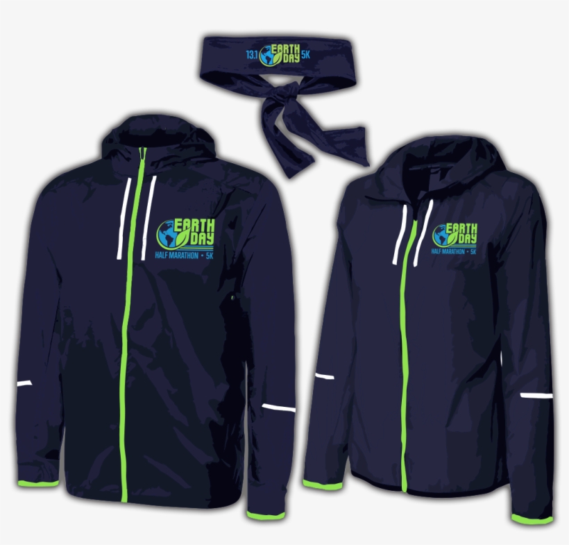 2018 Earth Day Half & 5k Here's What You Get - 2018 Half Marathon Swag, transparent png download