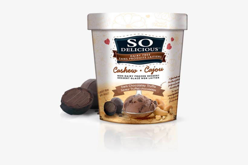 Dark Chocolate Truffle - So Delicious Cashew Ice Cream Dark Chocolate, transparent png download