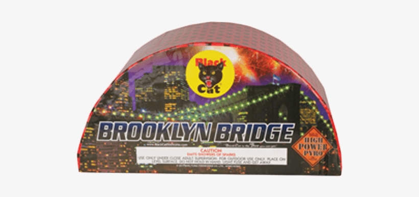 Brooklyn Bridge - Black Cat Fireworks, transparent png download