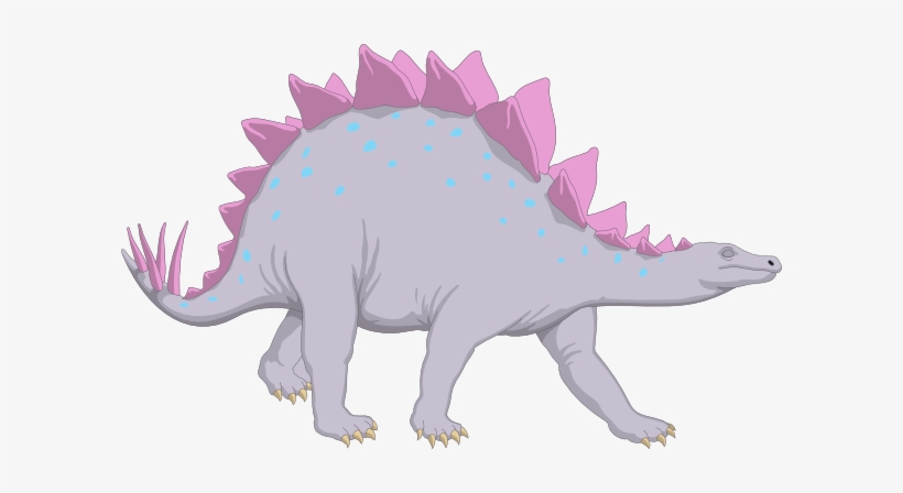 Stegosaurus Vector Spikes - Dinosaur Clipart Transparent Background, transparent png download