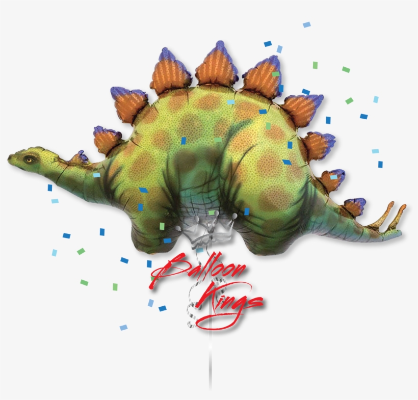 Dinosaur Stegosaurus - Dinosaur Balloons, transparent png download
