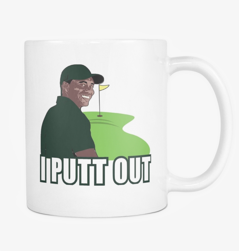 Tiger Woods I Putt Out Coffee Mug - Coffee Cup, transparent png download