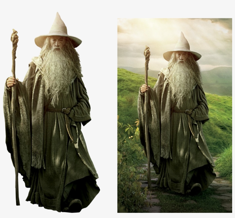 Gandalf - High Res Lord Of The Rings, transparent png download