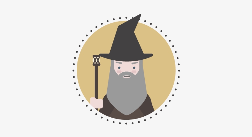 Gandalf - Save The Date Stamp Design Clip For Three Designing, transparent png download