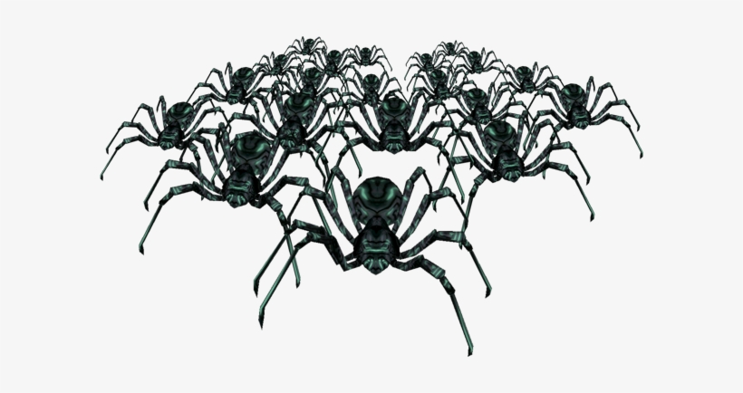 Spider Swarm - Swarm Of Spiders 5e, transparent png download