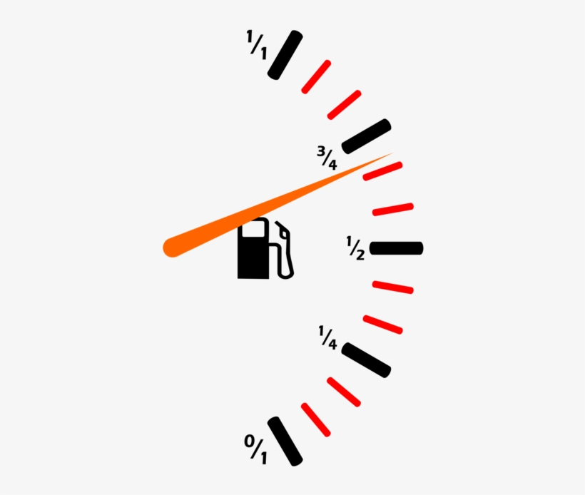 Fuel Gauge Car Gasoline Computer Icons Fuel - Fuel Gauge Clipart, transparent png download