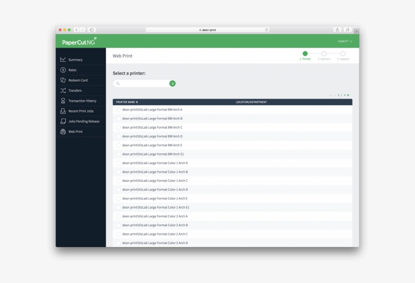 Web Print Select Printer - Printing, transparent png download