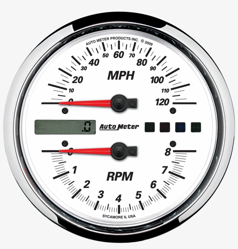 Speedometer Png - Auto Meter 19467 - Pro-cycle Tach/speedo Kit, transparent png download