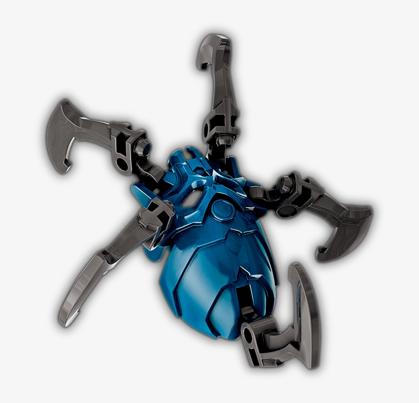Skullspider Blue - Lego Bionicle Master Of Stone Pohatu (70785), transparent png download