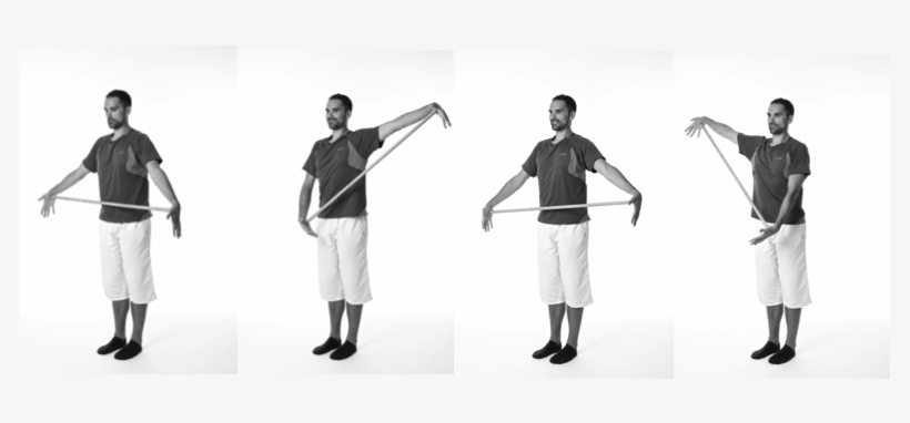 Exercise For Shoulder Stabilisation - Shoulder Exercises With Stick, transparent png download