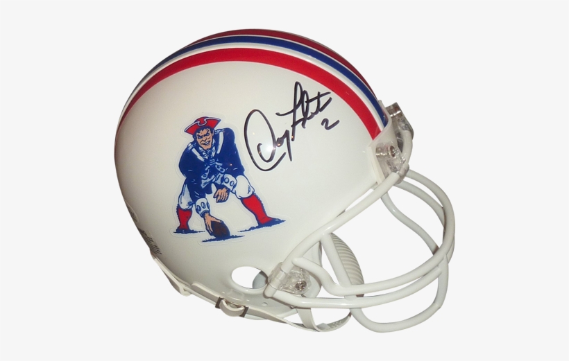 Doug Flutie Autographed New England Patriots Mini Helmet - Devin Mccourty Autographed New England Patriots Mini, transparent png download