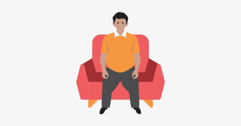 When A Person Does Not Regularly Exercise Or Does Not - Sedentary Lifestyle Icon Png, transparent png download